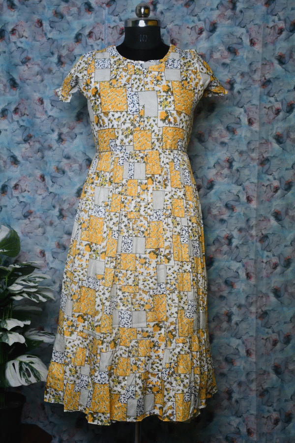 A -Line Top with Puff Sleeve